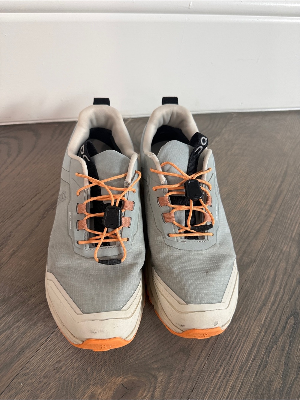 On Waterproof Youth sneaker size 4
